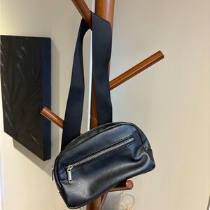 Wild Fable Black Leather Crossbody / Fannypack